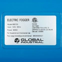 Global Industrial™ Electric Fogger -Refrigerants & Chemicals Shop 695753 14