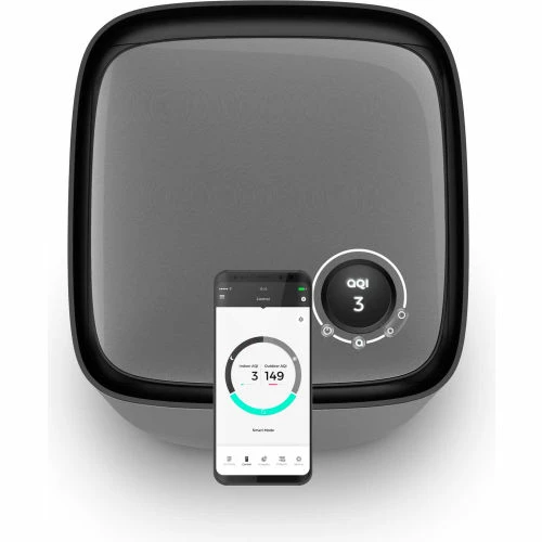 Aeris Aair 3 in 1 Pro Air Purifier W/ HEPA H13 Filter, 390 CFM, 110V, Gray 5 Aeris Aair 3 in 1 Pro Air Purifier W/ HEPA H13 Filter, 390 CFM, 110V, Gray - Image 3