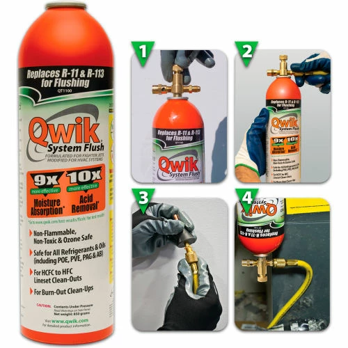 Qwik Products System Flush® Orange QT1100 - 2 Lb. Aerosol Container - Pkg Qty 12 8 Qwik Products System Flush® Orange QT1100 - 2 Lb. Aerosol Container - Pkg Qty 12 - Image 6