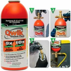 Qwik Products System Flush® Starter Kit QT1150 -Refrigerants & Chemicals Shop B2097331 08
