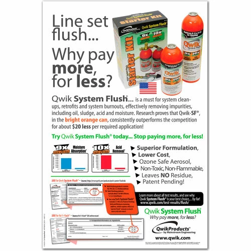 Qwik Products System Flush® Orange QT1130 - 1 Lb. Aerosol Container - Pkg Qty 12 6 Qwik Products System Flush® Orange QT1130 - 1 Lb. Aerosol Container - Pkg Qty 12 - Image 4