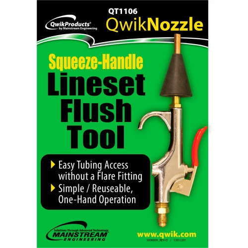 Qwik Products System Flush® QwikNozzle™ Trigger Style Lineset Flush Tool QT1106 - Pkg Qty 6 7 Qwik Products System Flush® QwikNozzle™ Trigger Style Lineset Flush Tool QT1106 - Pkg Qty 6 - Image 5