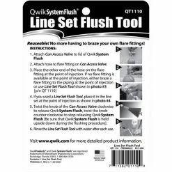 Qwik Products System Flush® QwikNozzle™ Trigger Style Lineset Flush Tool QT1106 - Pkg Qty 6 15 Qwik Products System Flush® QwikNozzle™ Trigger Style Lineset Flush Tool QT1106 - Pkg Qty 6 -Refrigerants & Chemicals Shop B2097334 07