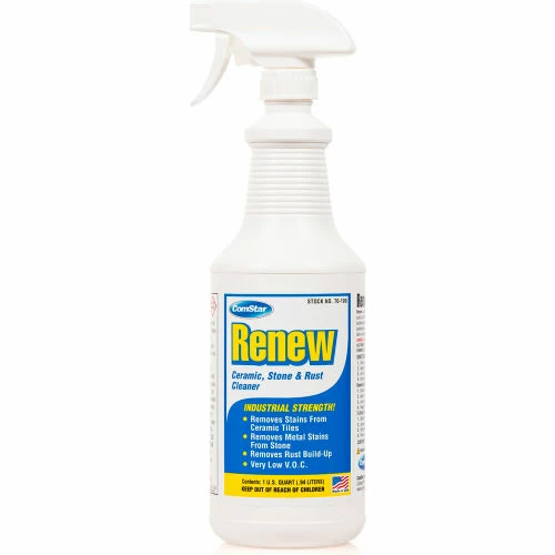 ComStar Renew™ Ceramic Cleaner & Rust Remover, 20 Oz. Spray - Pkg Qty 12 7 ComStar Renew™ Ceramic Cleaner & Rust Remover, 20 Oz. Spray - Pkg Qty 12 - Image 5