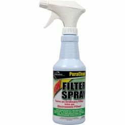 Qwik Products PuraClean® Filter Spray QT2700 - 16 Oz. Bottle -Refrigerants & Chemicals Shop MC0 B2097329