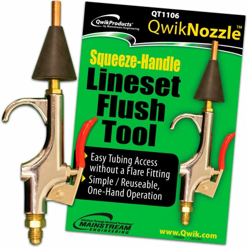 Qwik Products System Flush® QwikNozzle™ Trigger Style Lineset Flush Tool QT1106 - Pkg Qty 6 9 Qwik Products System Flush® QwikNozzle™ Trigger Style Lineset Flush Tool QT1106 - Pkg Qty 6 - Image 7