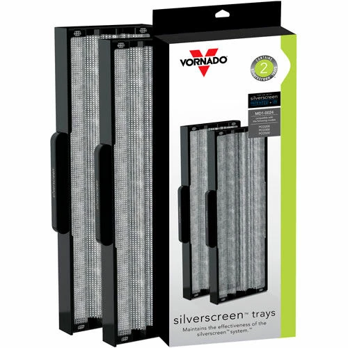 Vornado® Silverscreen Tray, 4-3/8"W x 7/8"H x 11-7/8"D, 2/Pack 4 Vornado® Silverscreen Tray, 4-3/8"W x 7/8"H x 11-7/8"D, 2/Pack - Image 2