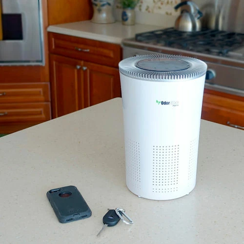 OdorStop® 5 in 1 Residential Grade Purifier W/ HEPA H13 Filter, 94 CFM, 120V, White 4 OdorStop® 5 in 1 Residential Grade Purifier W/ HEPA H13 Filter, 94 CFM, 120V, White - Image 2