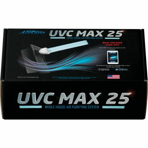 Air-Care UVC Max 25 Dual Voltage Whole House Air Purifier - Smart Device 4 Air-Care UVC Max 25 Dual Voltage Whole House Air Purifier - Smart Device - Image 2