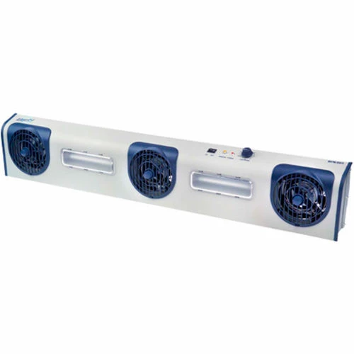 Transforming Technologies Overhead AC Ionizer Blower BFN803, 3 Fans, LED Task Lights, 150-300 CFM 3 Transforming Technologies Overhead AC Ionizer Blower BFN803, 3 Fans, LED Task Lights, 150-300 CFM