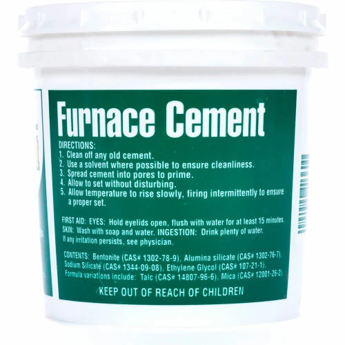 ComStar Furnace Cement™ Refractory / Retort Cement, 1 Qt. - Pkg Qty 12 4 ComStar Furnace Cement™ Refractory / Retort Cement, 1 Qt. - Pkg Qty 12 - Image 2