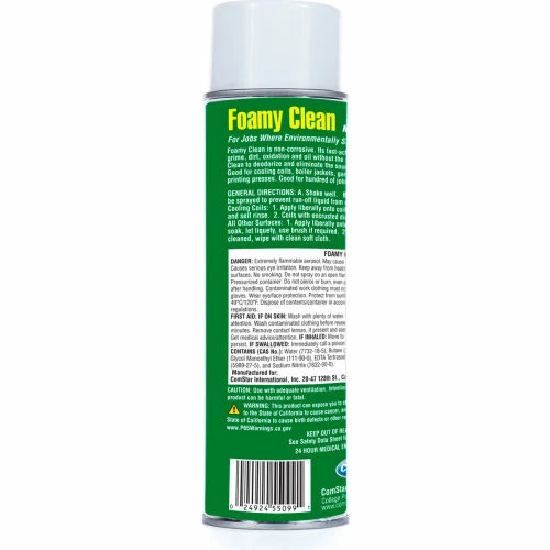 ComStar Foamy Clean™ No Rinse Coil Cleaner - Pkg Qty 12 5 ComStar Foamy Clean™ No Rinse Coil Cleaner - Pkg Qty 12 - Image 3