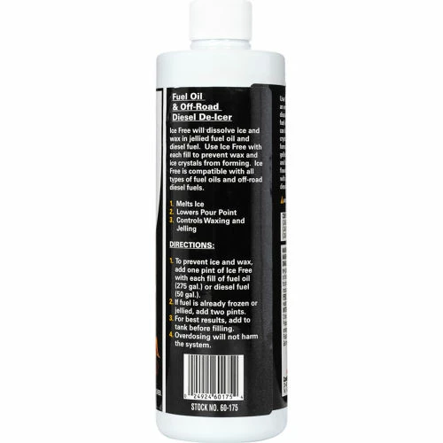 ComStar Ice Free™ Fuel Oil & Diesel De-Icer, 16 Oz. - Pkg Qty 24 4 ComStar Ice Free™ Fuel Oil & Diesel De-Icer, 16 Oz. - Pkg Qty 24 - Image 2