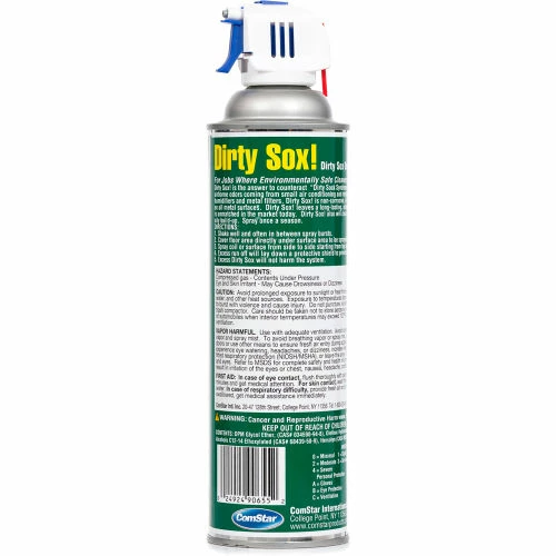 ComStar Dirty Sox™ Small A/C System Odor Neutralizer & Cleaner 20 Oz. 4 ComStar Dirty Sox™ Small A/C System Odor Neutralizer & Cleaner 20 Oz. - Image 2